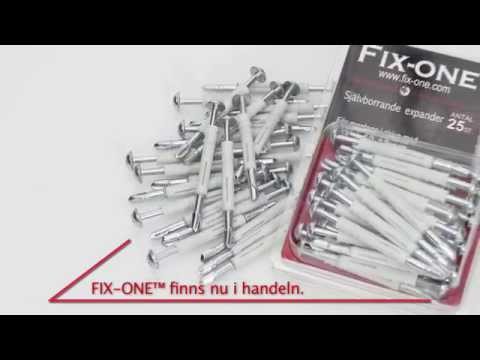 FIX - ONE, självborrande skruvplugg i ett moment