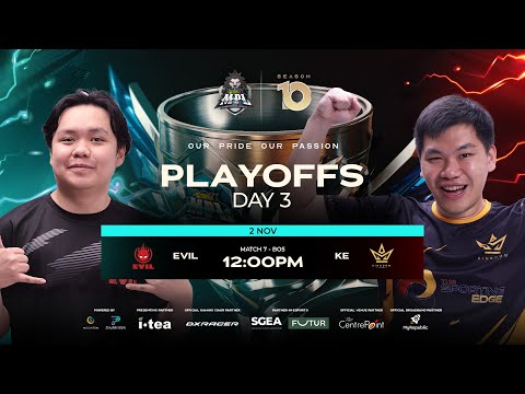🔴 LIVE | MPL SG S10 | Playoffs Day 3