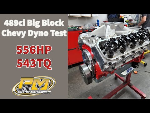 Vance's 489ci Big Block Chevy for his '99 Suburban Dyno Test at Prestige Motorsports 556HP 543TQ
