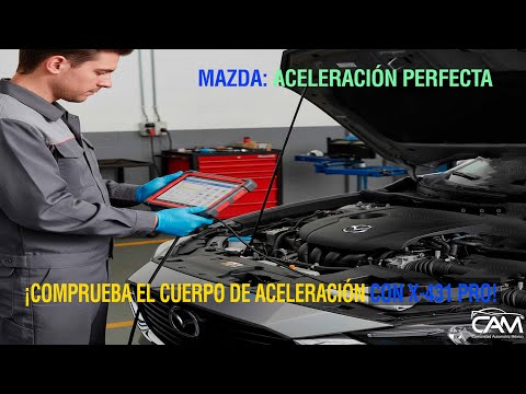 COMPROBACION DEL CUERPO DE ACELERACION MAZDA 3 CON EQUIPO LAUNCH