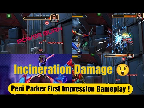 Peni Parker Initial Impression Gameplay | #Mcoc #Marvel #Peniparker #Marvelcontestsofchampions