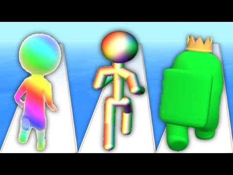 Size Up vs Tall Man Run vs Sprint Giant - Triple Game