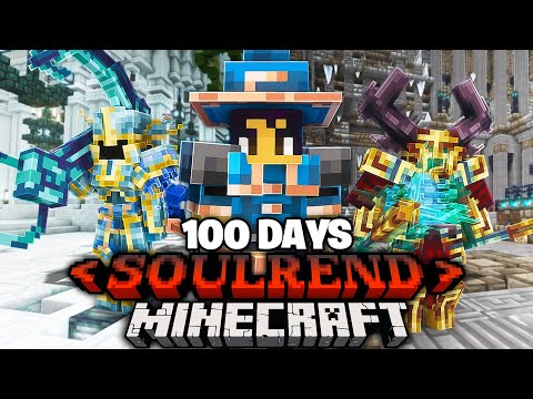 We Survived 100 Days in SOULREND Minecraft...