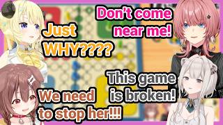 Korone, Watame, Botan, and Lui Turned Ludo Into a Serious Sweaty Game!!!