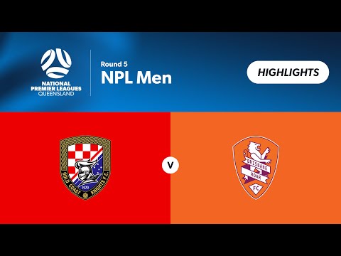 NPL Men Round 5 - Gold Coast Knights vs. Brisbane Roar Highlights