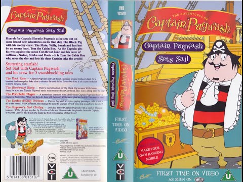 The Adventures of Captain Pugwash: Captain Pugwash Sets Sail (1999 UK VHS)