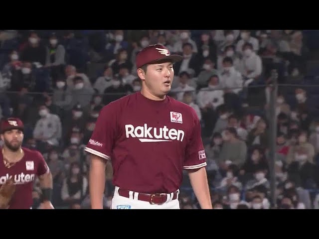 【7回裏】イーグルス・安樂智大 逆転した直後に安定感のあるピッチングを見せる!! 2022年5月19日 千葉ロッテマリーンズ 対 東北楽天ゴールデンイーグルス