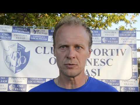 Victor Naicu, după Filiași - Becicherecul Mic 3-0 (Video: Alex Vîrtosu)