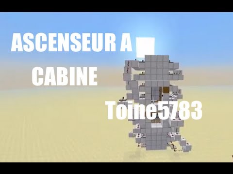 comment construire un ascenseur dans minecraft