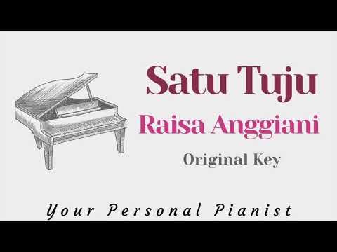 Satu Tuju - Raissa Anggiani (Original Key Karaoke) - Piano Instrumental Cover