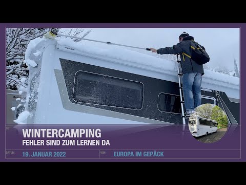 Wintercamping - Fehler sind zum Lernen da
