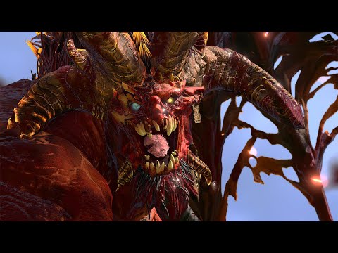 Skarbrand Has A Matched Combat Animation