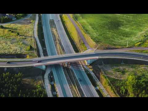 S5 Bydgoszcz i przejście dla zwierząt | dron