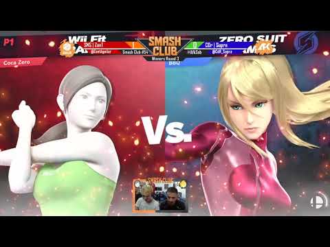 Smash Club #54 - ZanT (WiiFit Trainer) vs Supra (Zero Suit Samus) - Winners Round 3