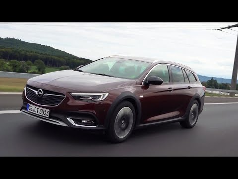 Opel Insignia Exclusive Country Tourer in Brown Driving Video | CarZilla