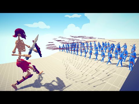 100x SPEAR THROWER vs EVERY UNIT | TABS - Totally Accurate Battle Simulator