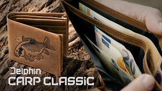 Kožená peněženka Delphin Carp Classic