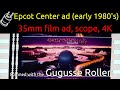 Epcot Center Ad Early 1980 S 35mm Film Trailer Ad Scope 4K