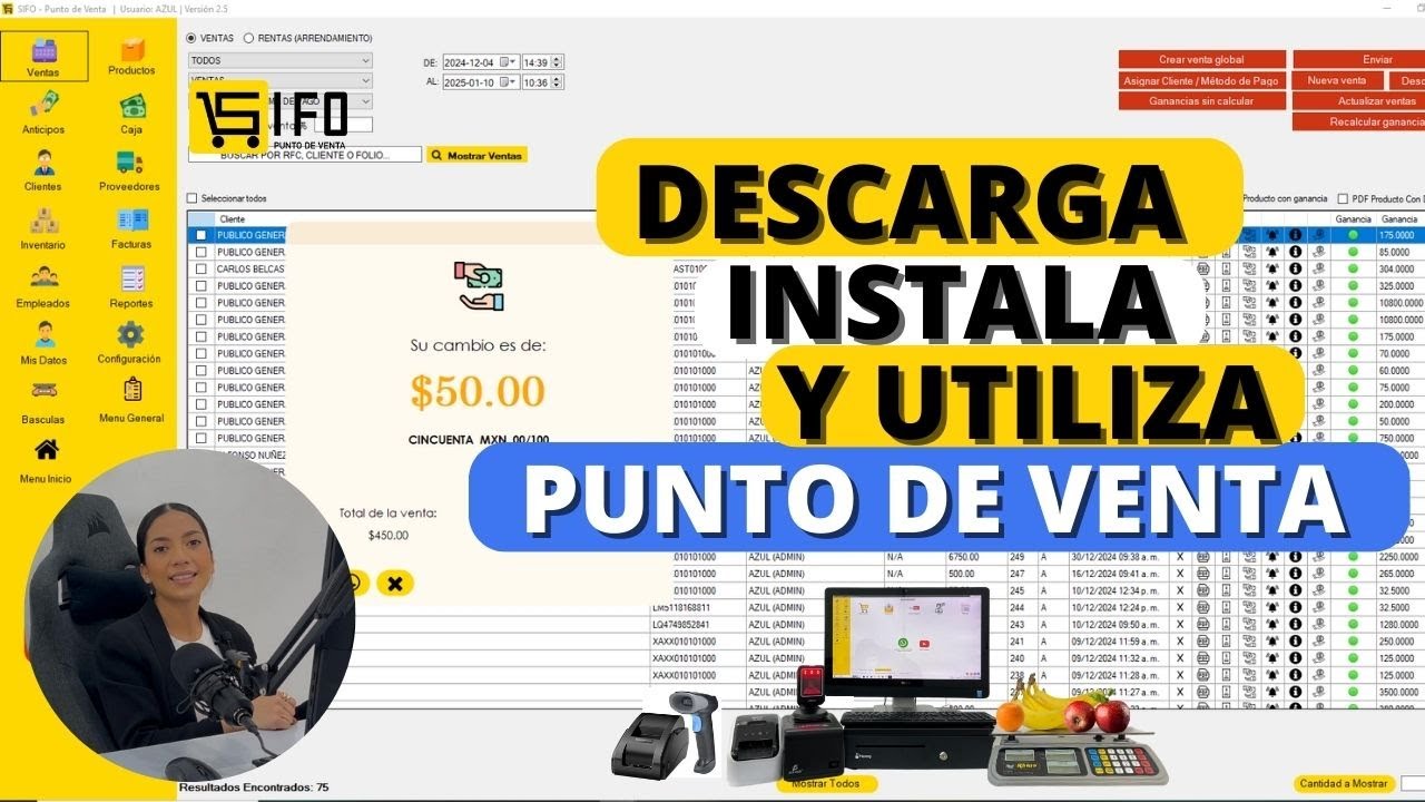 Descarga, instala y crea una cuenta en SIFO Punto de Venta