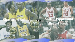 Blacktop Showdown (Michael Jordan and Scottie Pippen VS Kobe Bryant and Shaquille O'Neal)