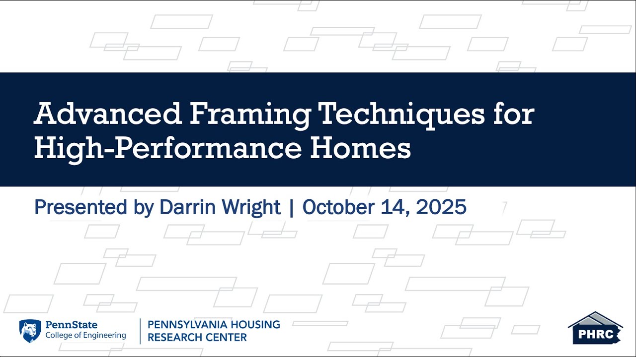 Advanced Framing Techniques for High-Performance Homes