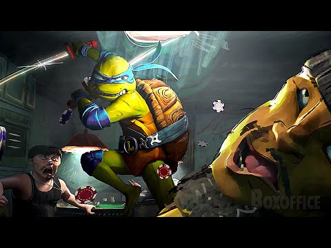 TMNT fight ALL the gangsters in New York | Teenage Mutant Ninja Turtles: Mutant Mayhem | CLIP