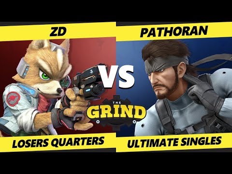 Smash Ultimate Tournament - ZD (Fox)  Vs. Pathoran (Snake) - The Grind 74 SSBU Losers Quarters