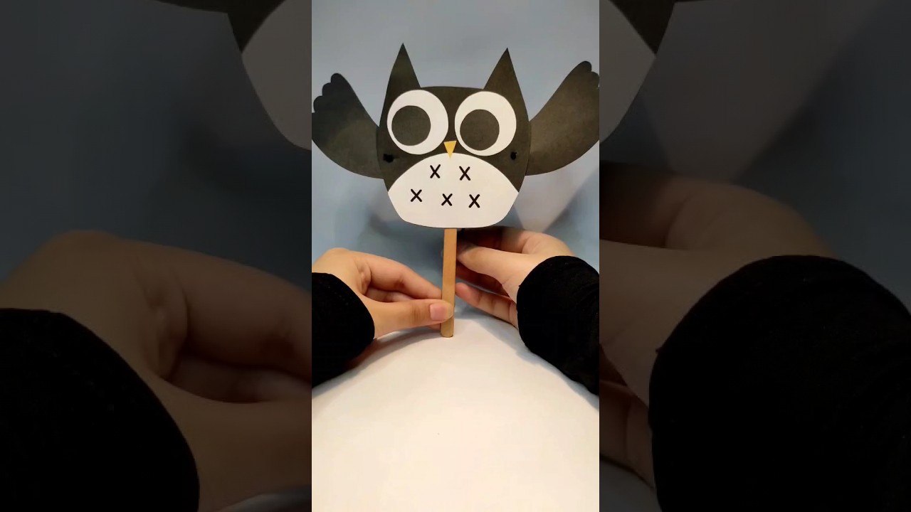 Wing flapping Owl | Fun 5 minute crafts #craft