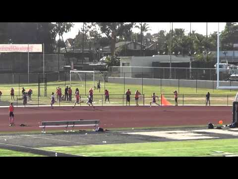 VarB 200m vs HB 4-24-14 - Los Alamitos Boys