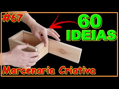 60 IDEIAS BRILHANTES DE MARCENARIA CRIATIVA (VÍDEO #67) #marcenariacriativa #marcenaria