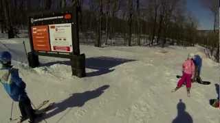 preview picture of video '2013-03-09 Killington - Easy Riding the Terrain Park'