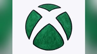 How to Draw Xbox Logo
