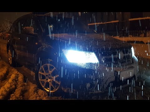 TIMISOARA SNOW DECEMBER 2018, DASHCAM SUV, SPEED UP