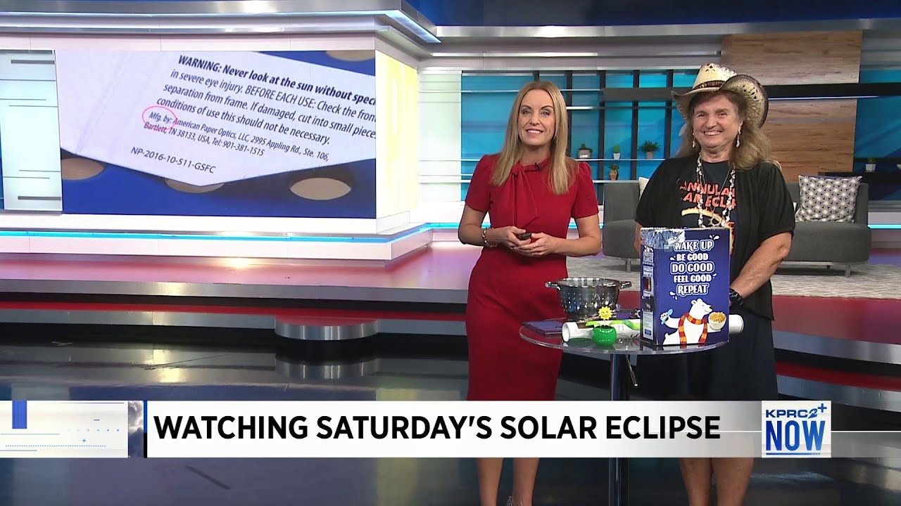 How to watch Saturday's solar eclipse safely