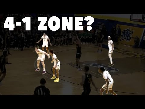 Die Zonenverteidigung, die Dreier eliminiert