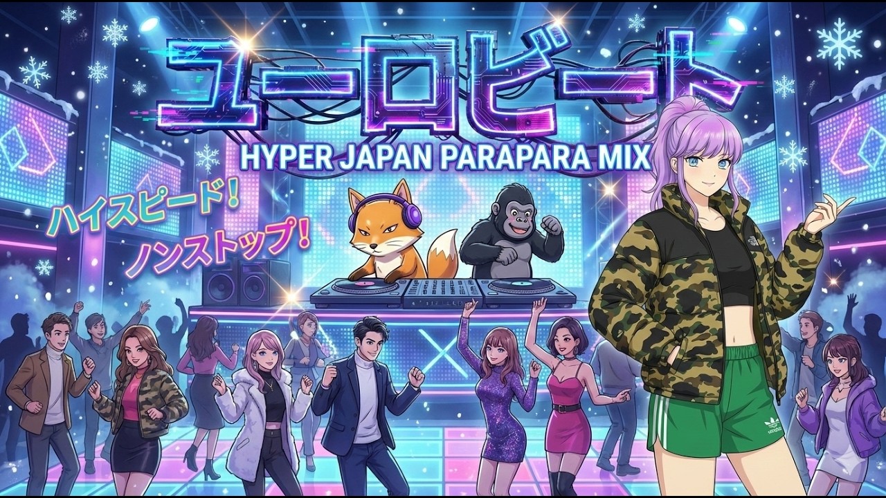 【ユーロビート】EUROBEAT DJ Kenichi Hyper Japan ParaPara Mix【パラパラ】