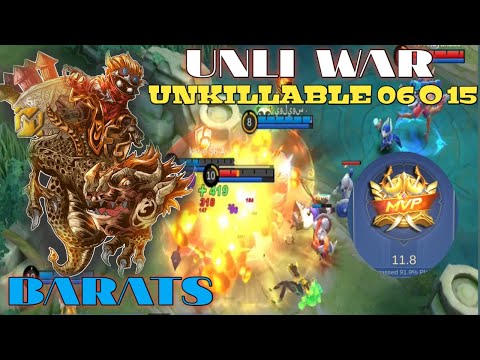 BEST BUILD 2022 | UNKILLABLE BARATS | UNLI WAR | #BARATS #raider eduardtv #mlbb