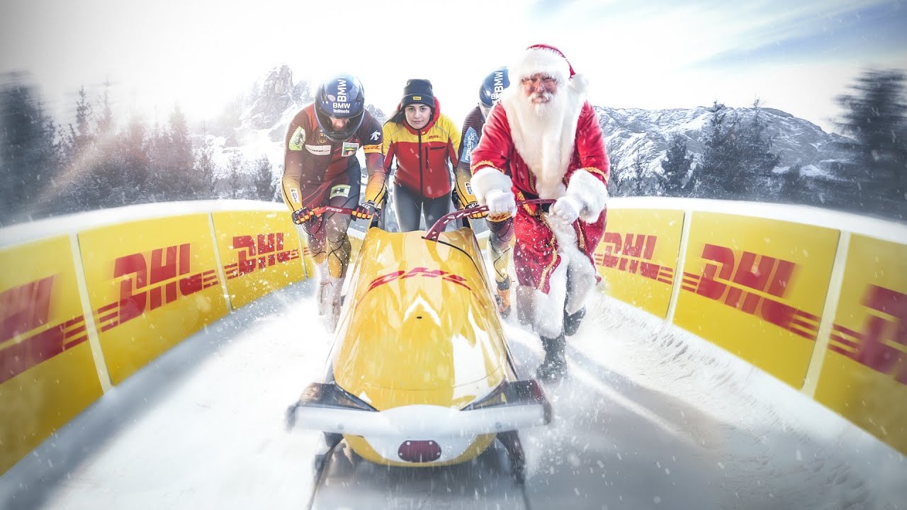 Santa On Ice - Weinachten 2025 geliefert von DHL (30 Sekunden)