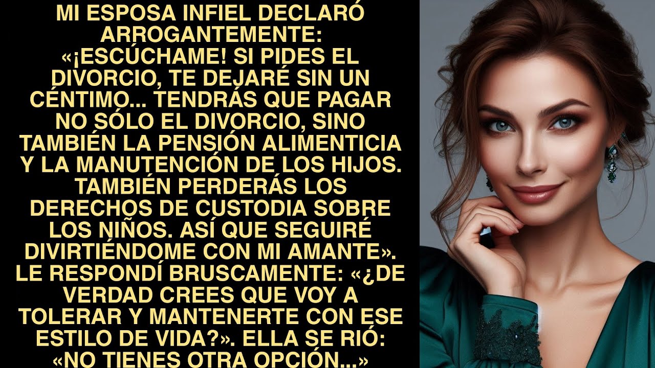 Mi Esposa Infiel Declaró Arrogantemente: «¡Escúchame! Si Pides El Divorcio, Te Dejaré Sin Un Céntimo