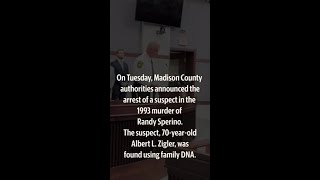 Madison County Announce Arrest of Subject for 1993 Murder