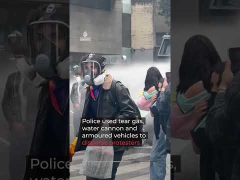 Museum protesters in Colombia accuse gov’t of erasing history | AJ #shorts