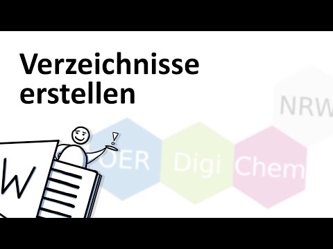 Word: Verzeichnisse erstellen