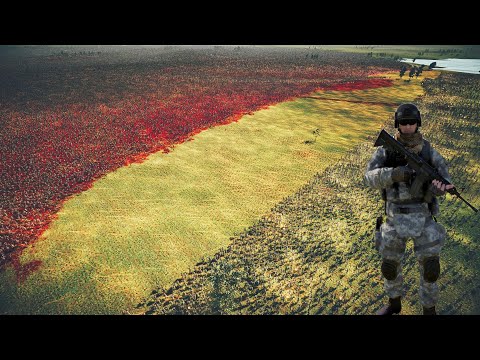 CAN 10,000 MODERN SOLDIERS STOP 1 MILLION ZOMBIES? | Ultimate Epic Battle Simulator 2 | UEBS 2
