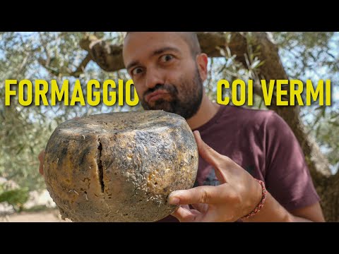 Proviamo il CASU MARZU, il formaggio sardo (illegale) coi VERMI - Ep. 14 🧀🐛