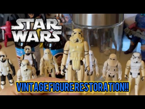 How to restore your vintage Star Wars Stormtrooper figures - Kenner Palitoy