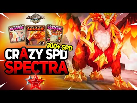 Crazy CC Team with 300+ SPD SPECTRA - Summoners War