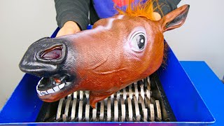 Horse Head vs Shredding Machine