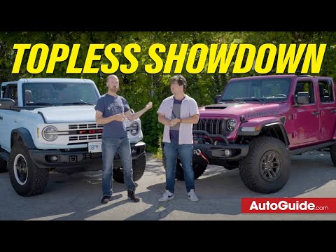 Jeep Wrangler vs Ford Bronco: Roofless Comparison