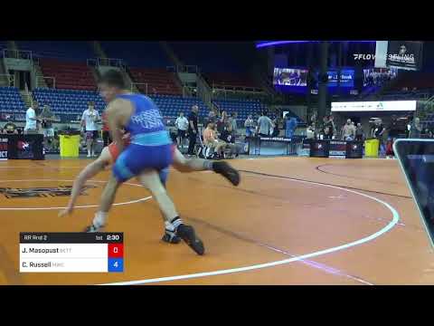 60 Kg Rr Rnd 2 - Johnny Masopust, Betterman Elite Wrestling Vs Camden Russell, MWC Wrestling Acade