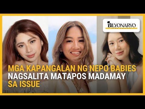 Mga kapangalan ng nepo babies nagsalita matapos madamay sa issue | Agenda Weekend